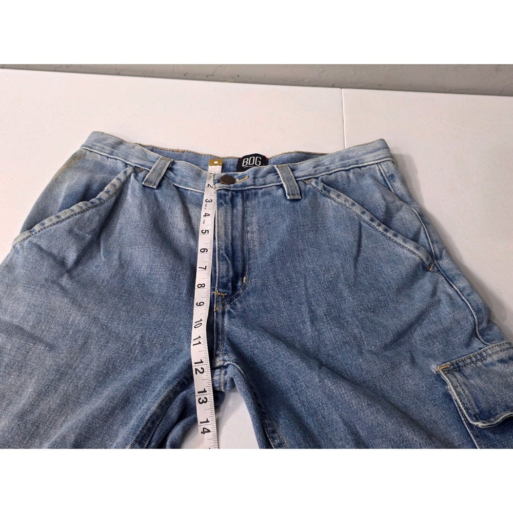 BDG Urban Outfitters Womens High Rise Cargo Jogger Jeans Blue Medium Wash 30W - Picture 7 of 10